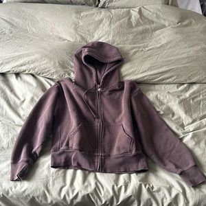 TNA Cozy Fleece Boyfriend Boxy Zip Hoodie
